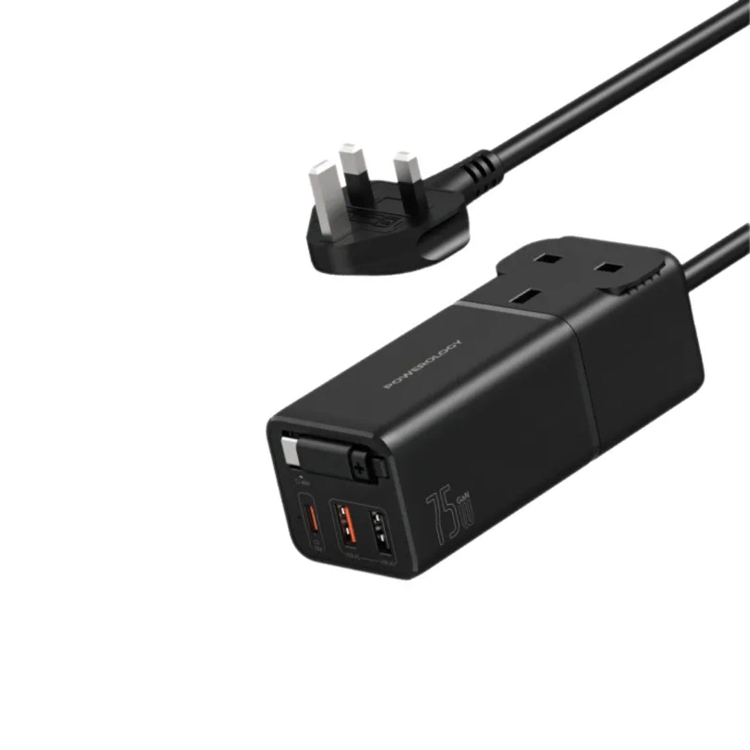 GaN Desktop Charger - Powerology 3250W High Wattage Charging Station for Multi Devices