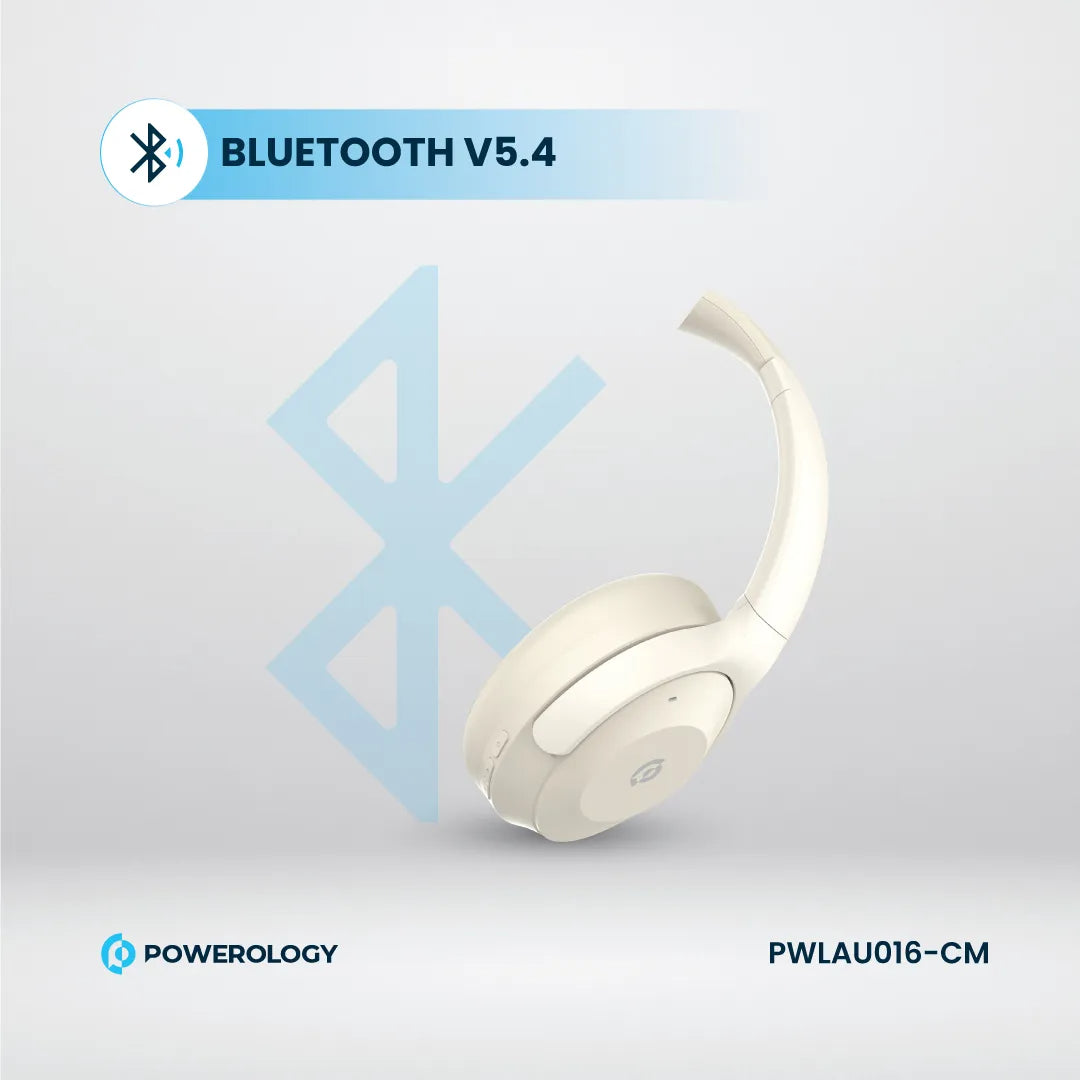 Wireless Stereo Earbuds - Powerology Open-Ear Bluetooth 5.3 Headphones with Hi-Fi Audio