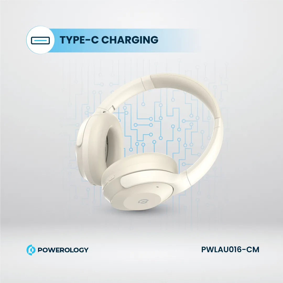 Wireless Stereo Earbuds - Powerology Open-Ear Bluetooth 5.3 Headphones with Hi-Fi Audio