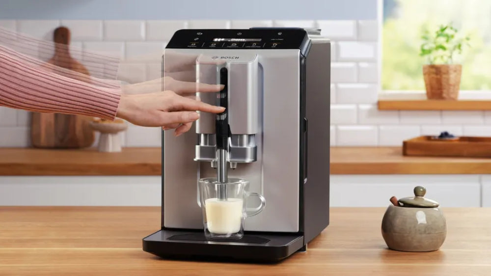 Bosch Coffee Machine - Automatic Coffee Maker With Ceramic Grinder & LCD Display