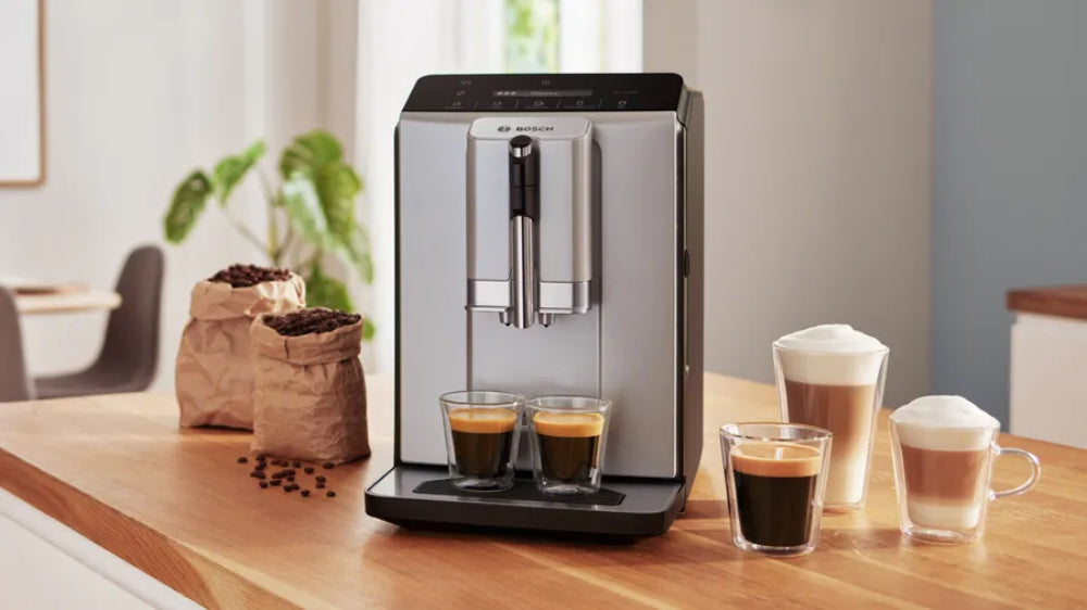 Bosch Coffee Machine - Automatic Coffee Maker With Ceramic Grinder & LCD Display