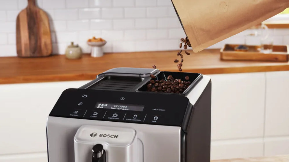Bosch Coffee Machine - Automatic Coffee Maker With Ceramic Grinder & LCD Display