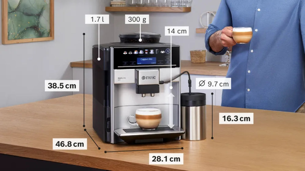 Fully Automatic Coffee Machine | Bosch VERO BARISTA 600 – One Touch Espresso Cappuccino Latte