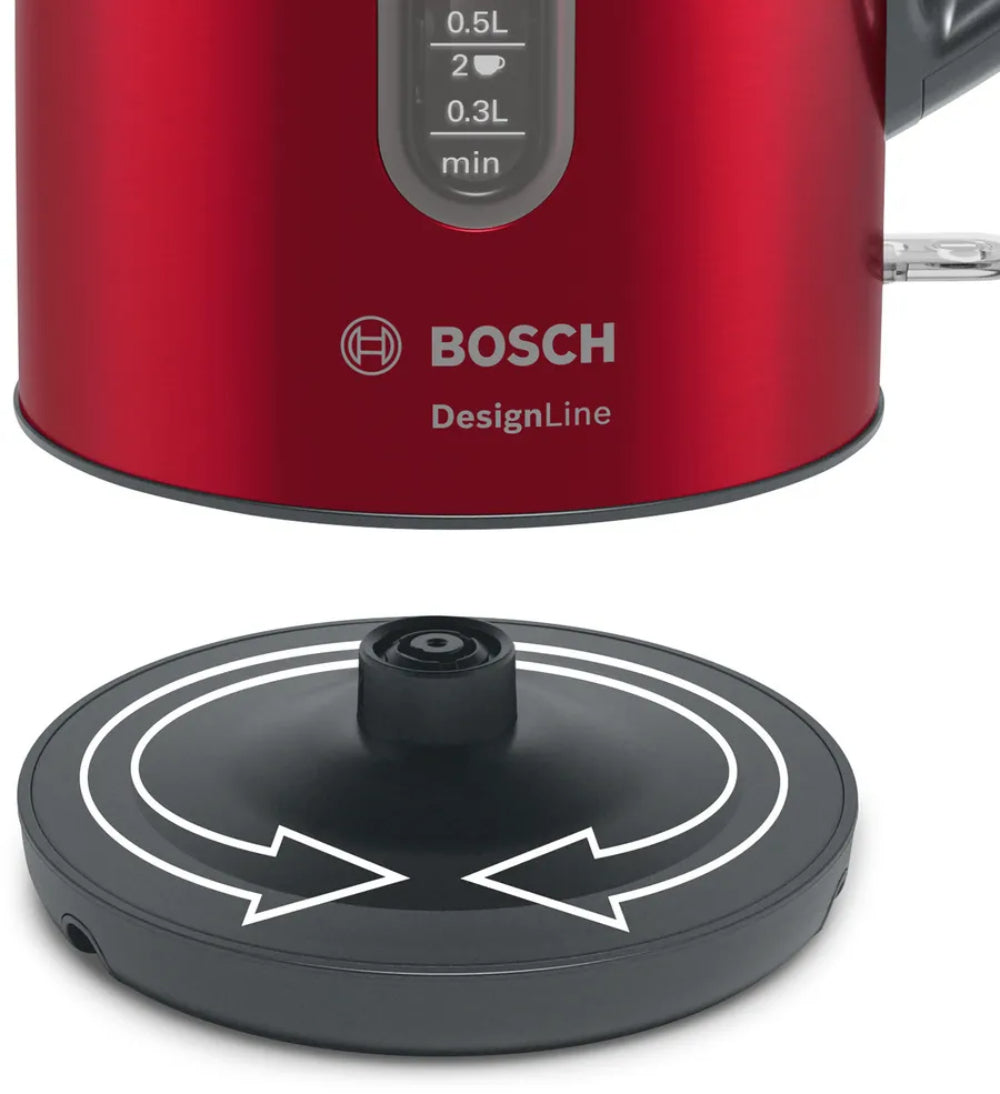 Bosch Electric Kettle - 1.7 Liter Cordless Stainless Steel Kettle With Auto Shut Off