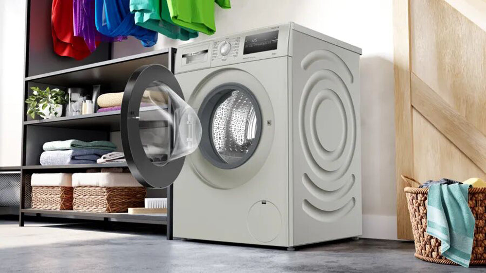 Bosch Front-Load Washer - 8KG Washing Machine With Speed Perfect Wash & Eco Silence Motor