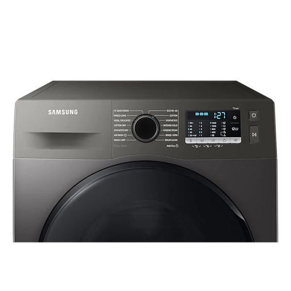 Front Load Washing Machine - Samsung Fully Automatic Washer Dryer Combo Silver