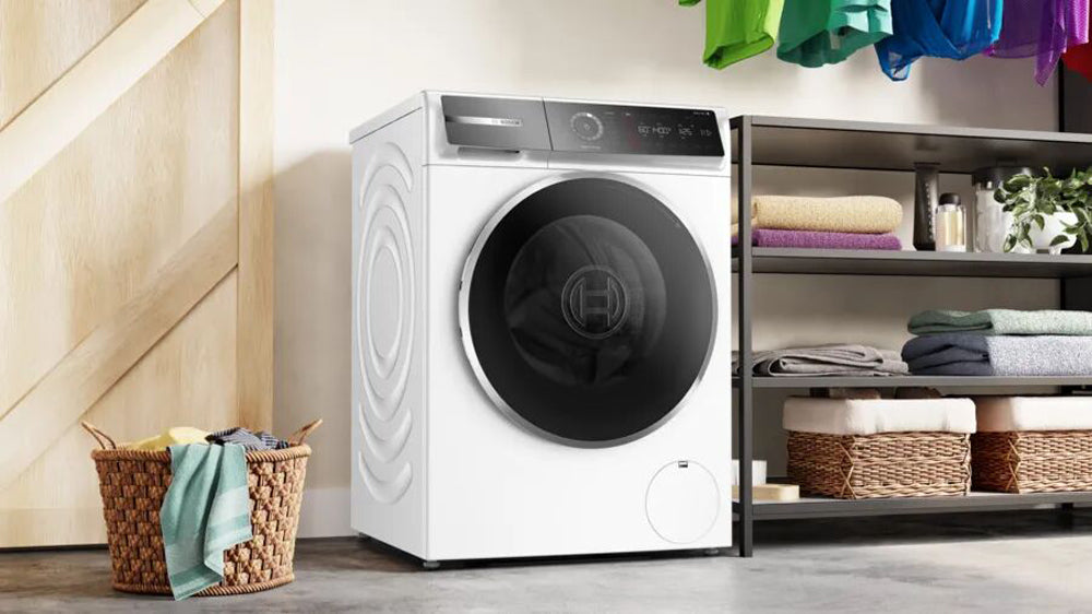 Front Load Washing Machine Bosch Series 8 9KG | Smart 4D Wash System & EcoSilence Drive