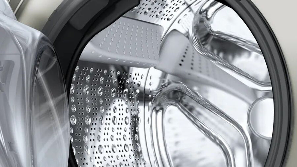 Front Load Washing Machine Bosch Series 8 - 10KG Capacity, Eco Friendly Silver Inox