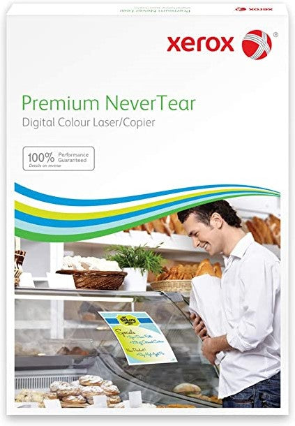 NeverTear Synthetic Paper - Premium Matte White Polyester Printer Sheets, 95µm SRA3, 500 Pack