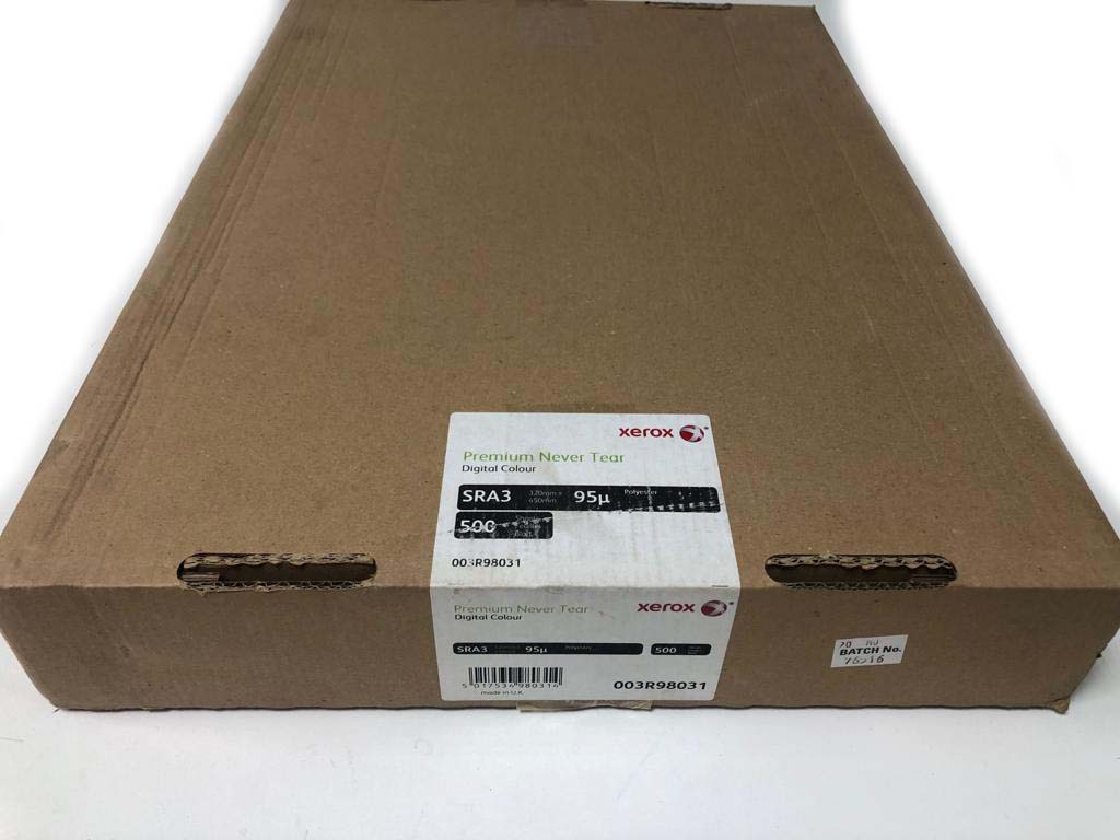 NeverTear Synthetic Paper - Premium Matte White Polyester Printer Sheets, 95µm SRA3, 500 Pack