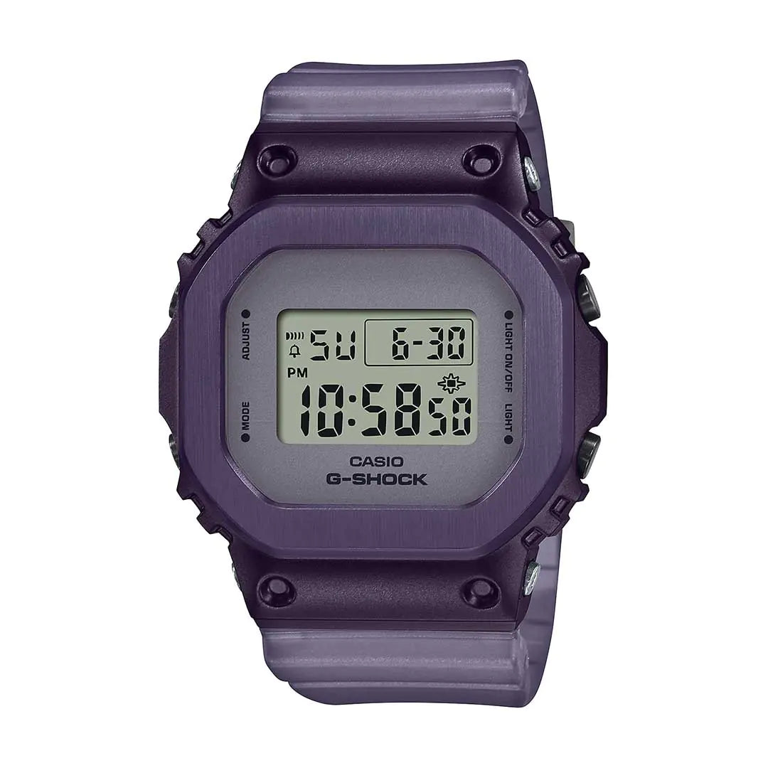 G-SHOCK Metal Watch | Shock Resistant Resin Band | Purple Ion Plated Bezel