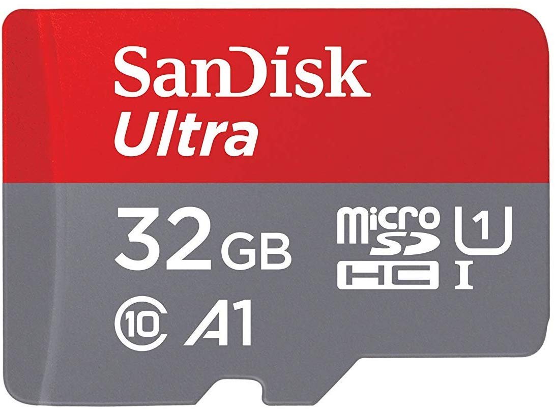 MicroSDHC Memory Card 32GB SanDisk High Speed UHS Speed Class 3 Durable Storage