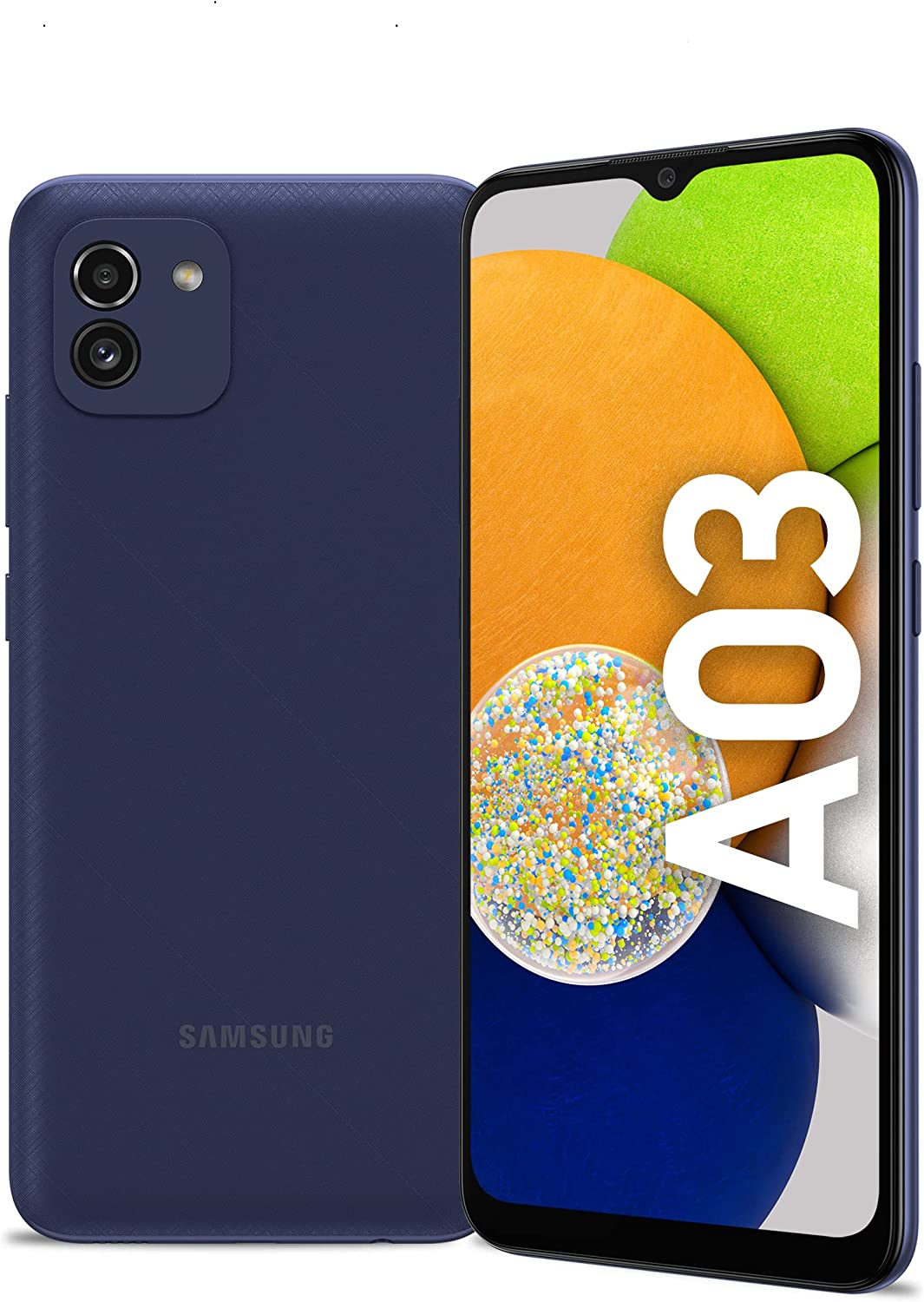 Samsung Galaxy A03 Android Smartphone - 6.5 Inch HD+ Display, Dual Camera, Long Battery Life
