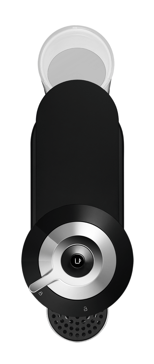 Nespresso Vertuo Next Coffee Machine - Chrome Deluxe Black | Capsule Coffee Maker