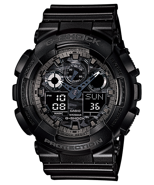G-Shock Military Watch – Casio Camouflage Dial Big Case Resin Band Timepiece