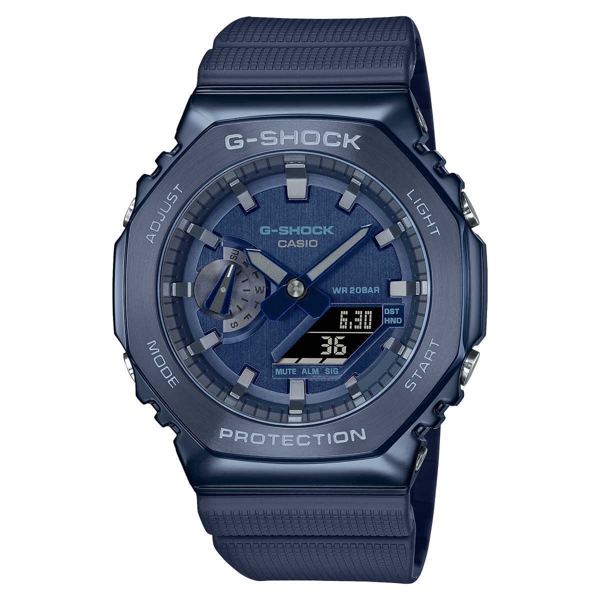 G-SHOCK Metal Watch - Men's Stainless Steel Timepiece with Octagonal Bezel Design