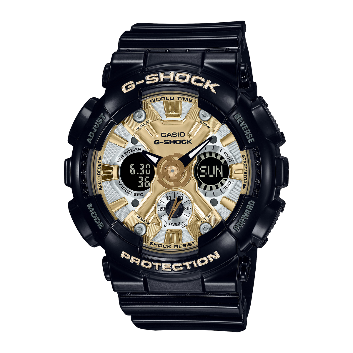 G-SHOCK Black Watch – Compact Resin Band, Shock Resistant & Water Resistant 200m Timepiece
