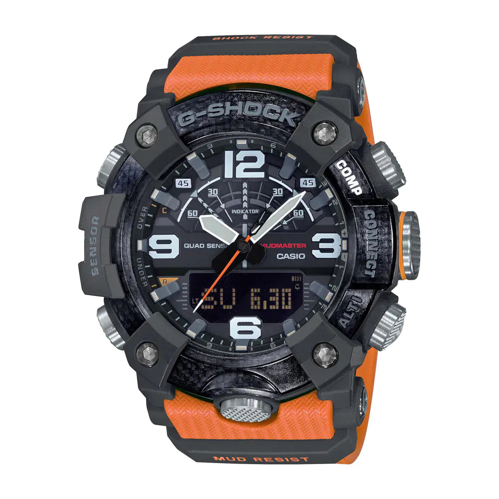 G-SHOCK Mudmaster Watch – Rugged Men's Tactical Outdoor Watch With Carbon Resin Case
