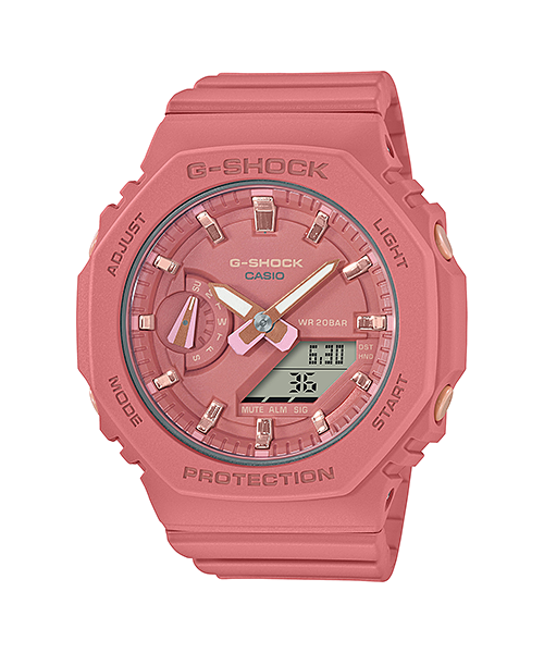G-Shock Women's Watch - Analog-Digital Pink Slim Ladies Timepiece | Carbon Resin