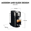 Nespresso Vertuo Next Coffee Machine-Chrome Deluxe Gray EU version