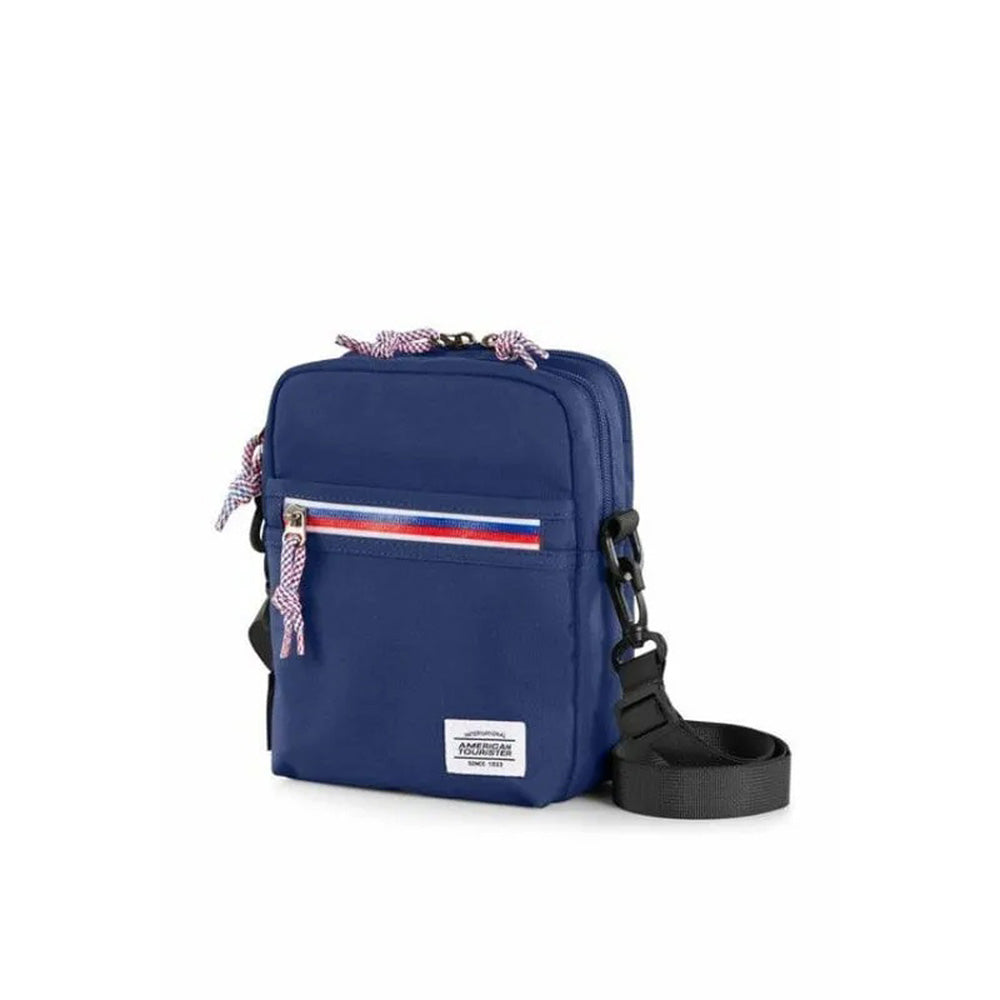 Vertical Travel Bag – American Tourister Compact Waterproof Shoulder Bag with Tablet Friendly Compartment