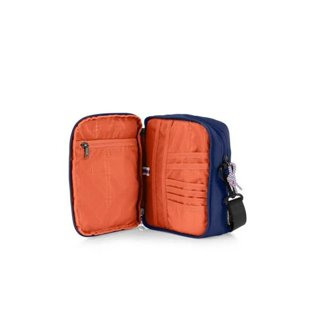 Vertical Travel Bag – American Tourister Compact Waterproof Shoulder Bag with Tablet Friendly Compartment
