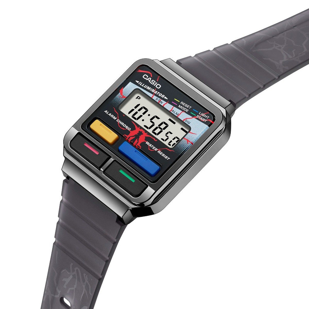 Casio Vintage Digital Watch - Retro Stainless Steel Stranger Things Timepiece
