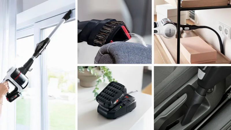 Bosch UNLIMITED 7 Cordless Vacuum Cleaner + Extra Battery Pack