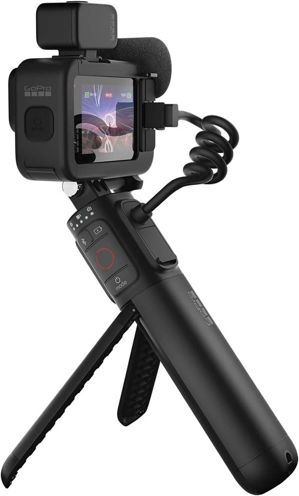 GoPro HERO12 Black Action Camera – 5.3K HDR Video, Battery Grip, Live Streaming