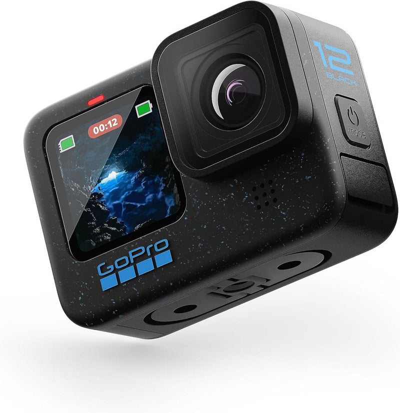 GoPro HERO12 Action Camera with 5.3K Video and HyperSmooth 6.0 Stabilization| Black