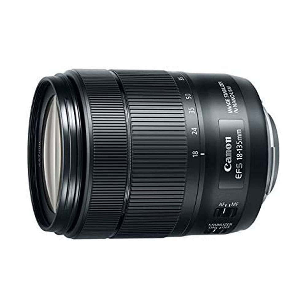 Canon EF-S 18-135mm Lens - Wide Angle Zoom With Optical Image Stabilizer & Nano USM