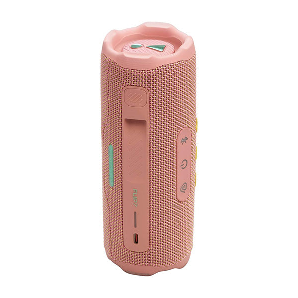 Portable Waterproof Speaker - JBL Flip 7 Bluetooth Wireless Outdoor Speaker Pink