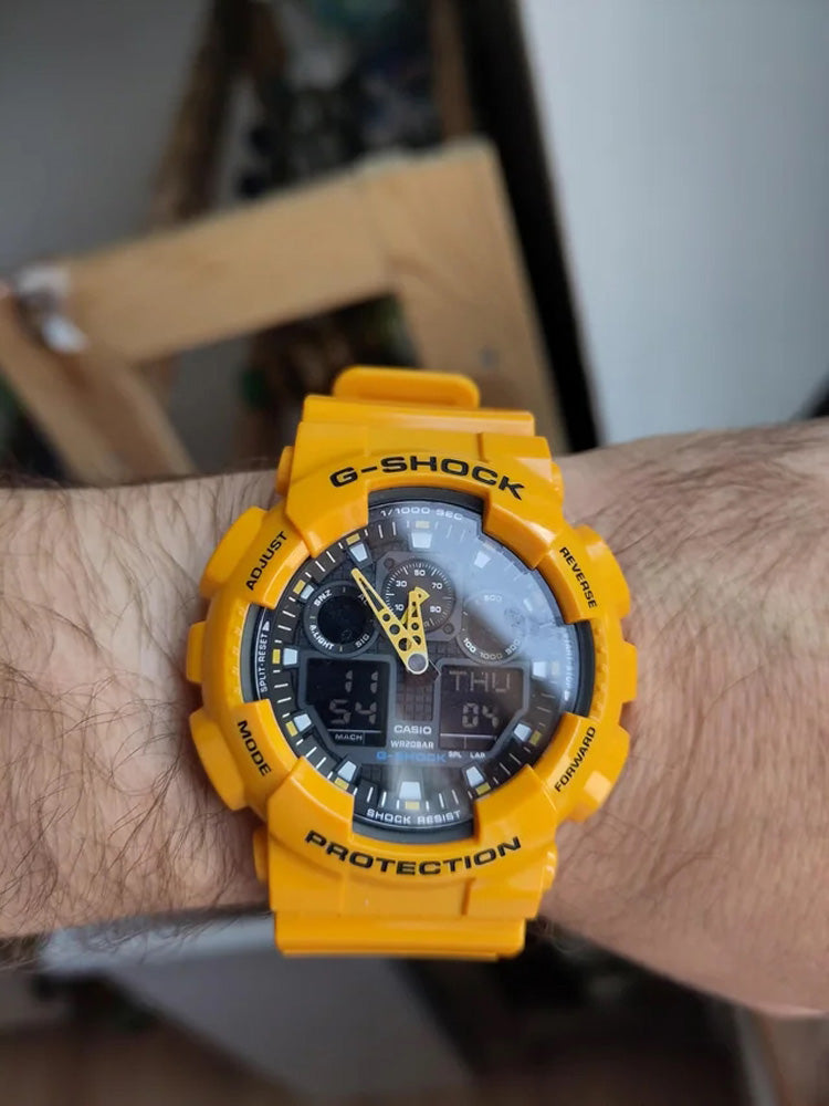 G-Shock Men's Watch – Shock Resistant Large Face Resin Band Sports Wristwatch