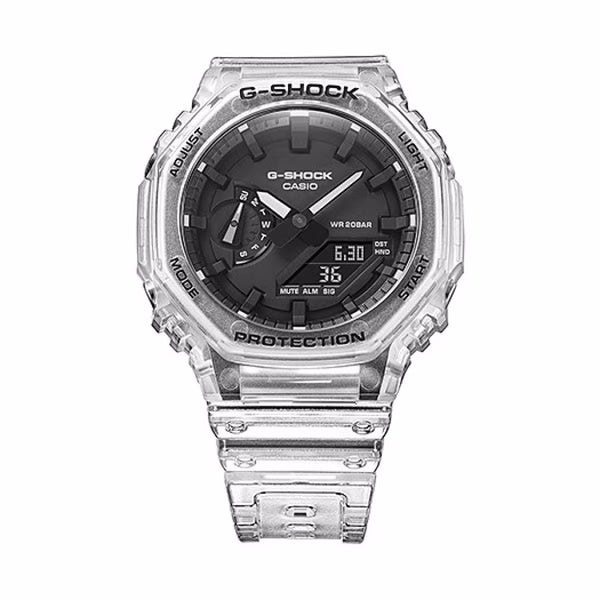 CASIO G-SHOCK TRANSPARENT Men Watch GA-2100SKE-7ADR