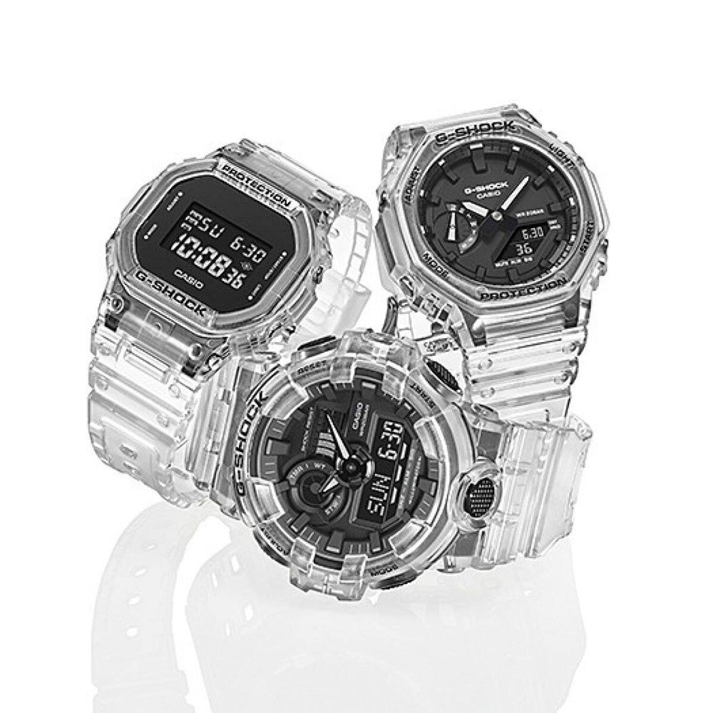 G-Shock Transparent Watch - Casio Men's Digital Shock Resistant Skeleton Series