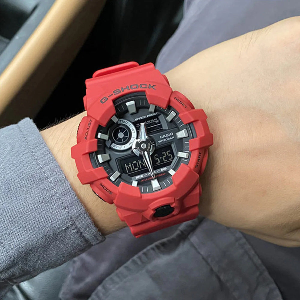 G-SHOCK Men Watch - Shock Resistant Analog Digital Resin Band Sport Watch