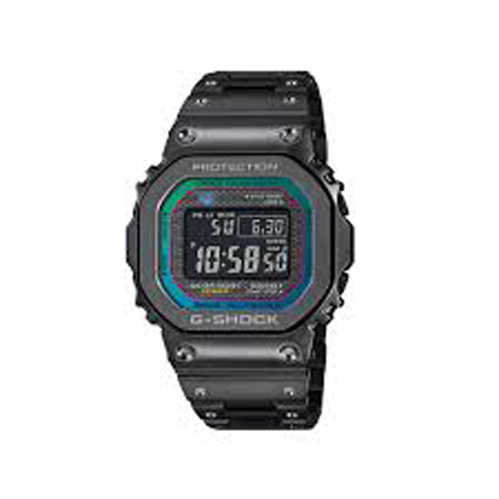G-SHOCK Metal Watch – Men's Stainless Steel Shock Resistant Solar Powered Timepiece