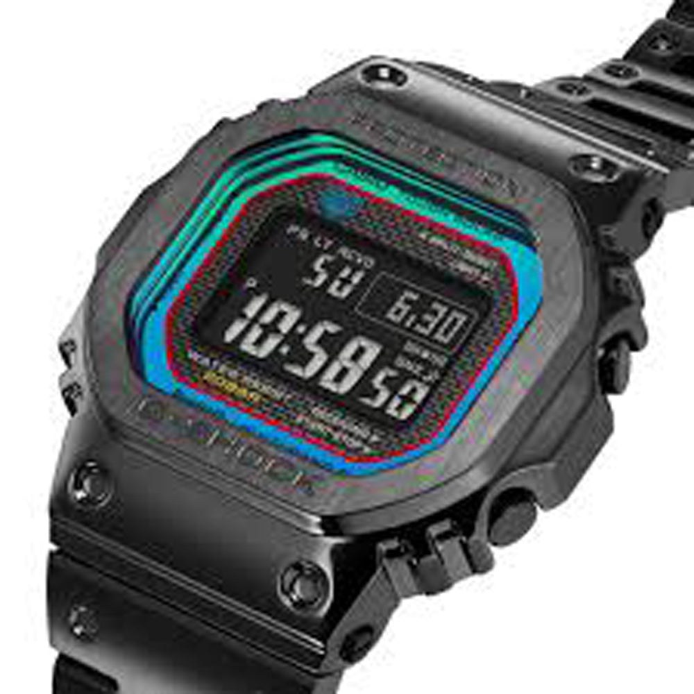 G-SHOCK Metal Watch – Men's Stainless Steel Shock Resistant Solar Powered Timepiece