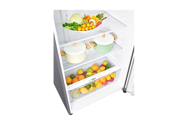 Top Mount Refrigerator LG Inverter Compressor Fridge With Linear Cooling Technology