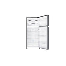 Top Mount Refrigerator - LG Black Glass Fridge With LinearCooling Technology