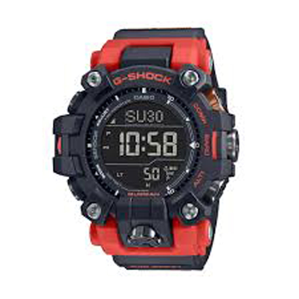 G-Shock Mudman Watch | Shock Resistant Wristwatch With Carbon Core Guard Case & Dual-Layer LCD