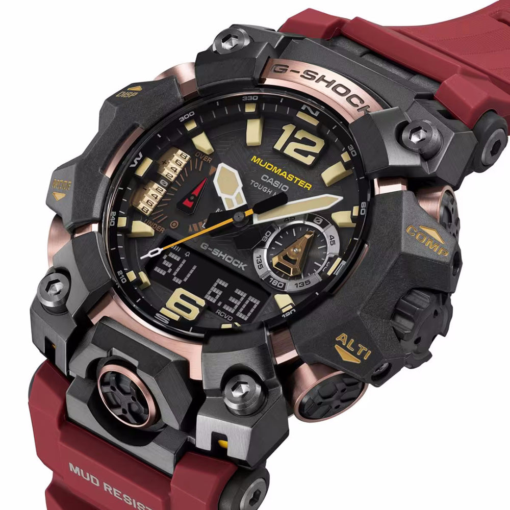 G-Shock Mudmaster Watch - Rugged Outdoor Tactical Men's Solar Powered Timepiece