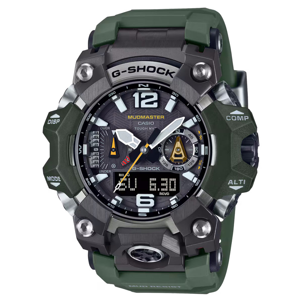 G-Shock Mudmaster Watch - Tough Outdoor Analog Digital Timepiece with Triple Sensor Compass