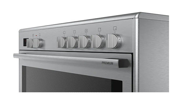 Bosch Electric Range Cooker 90cm | 5 Zone Stainless Steel Oven With Rotary Spit