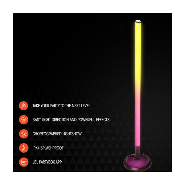 JBL PartyLight Stick – Portable 360 Degree LED Light with Music Sync Lighting