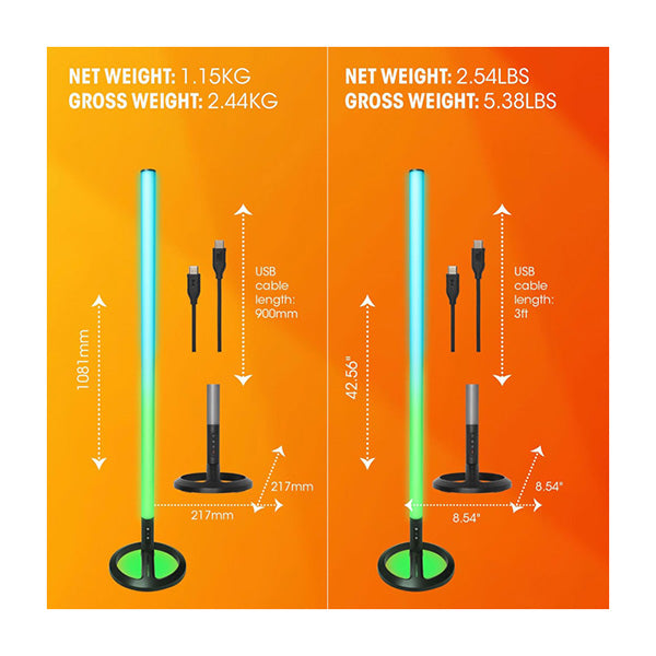 JBL PartyLight Stick – Portable 360 Degree LED Light with Music Sync Lighting