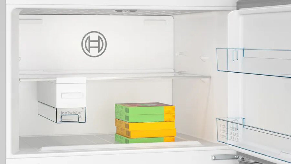 Bosch Series 6 Refrigerator | Large Capacity Fridge With Top Freezer & Multi Airflow Cooling