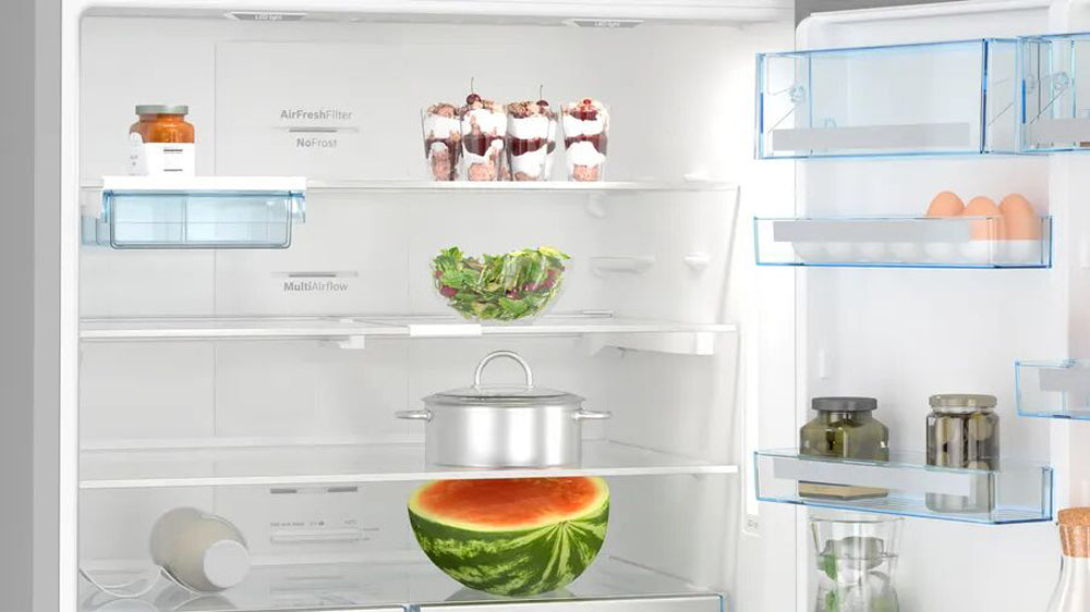 Bosch Series 6 Refrigerator - Large Capacity Bottom Freezer Fridge With XXL Storage