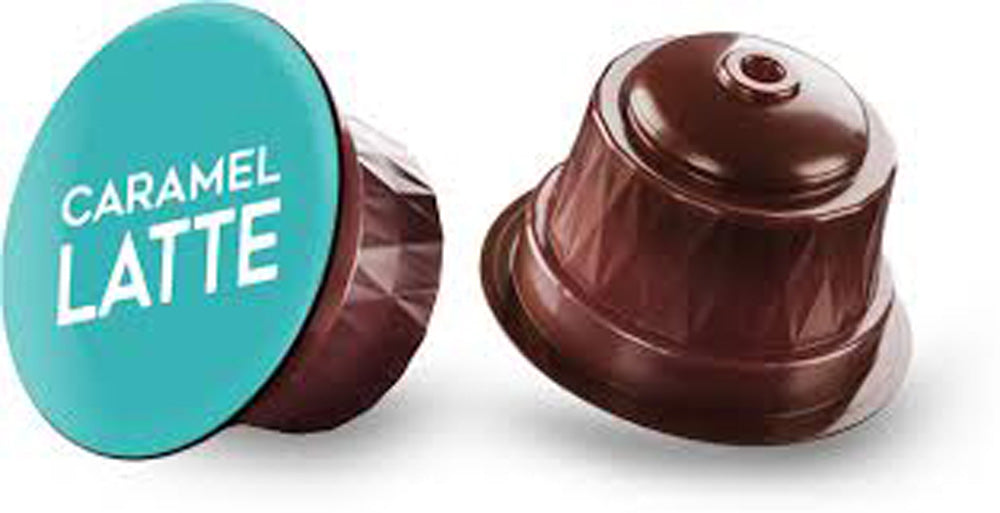 Caramel Latte Capsules - LePresso 16 Pack Dolce Gusto Coffee Pods | Creamy, Airtight Blend