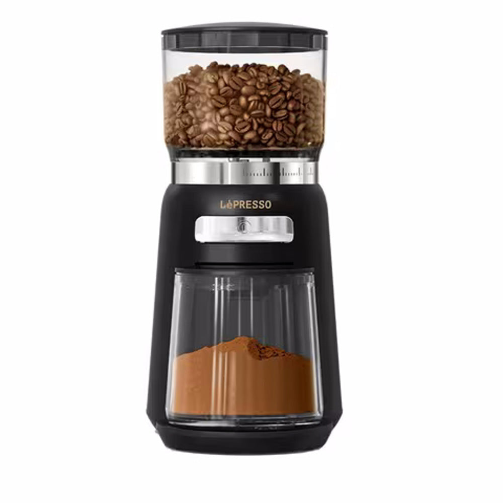Coffee Bean Grinder - LePresso Burr Electric Mill with Adjustable Grind Size
